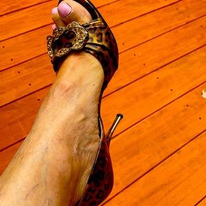 71/2, Leopard print sexy shoes